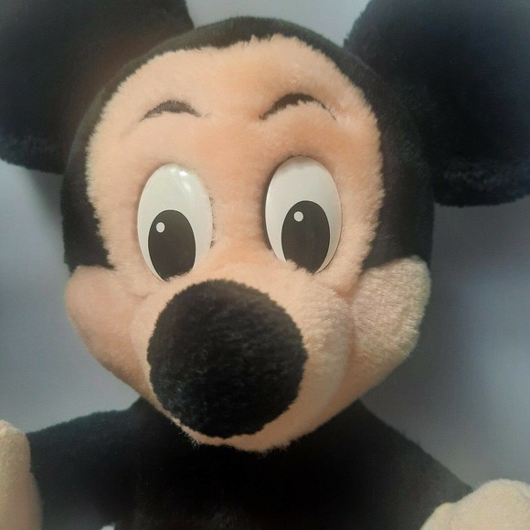 Disneyland Walt Disney World Mickey Mouse Plush Stuffed Animal 12" Vintage - Picture 3 of 10